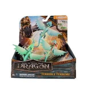 How to Train Your Dragon Terrible Terrors 3 Pack Figure Set Spin Master NEW